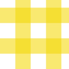 4" Yellow Gingham - Large (Bright Easter Collection)