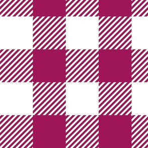 Magenta Check - Large (Bright Easter Collection)