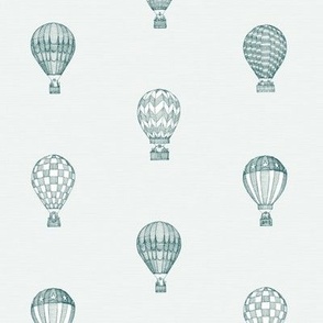 hot air balloons II jade small