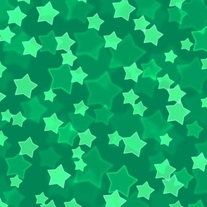 Sparkly Bokeh Pattern - Shamrock Green Color