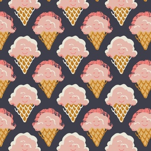 Ice Cream Cone Faces