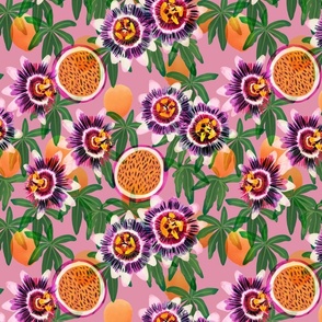 Passionfruit and Flowers