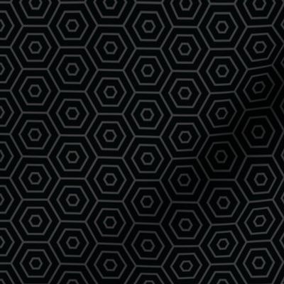 Hexagon Tones black small