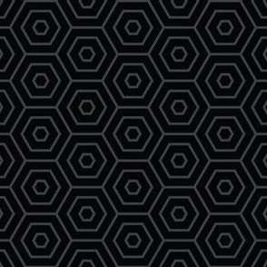 Hexagon Tones black small