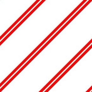 simple red double stripe