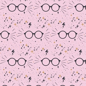 Wizard Glasses - Pink - Large 