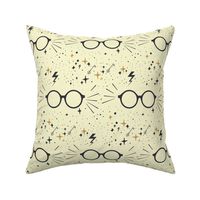 Wizard Glasses - Yellow  - Large 