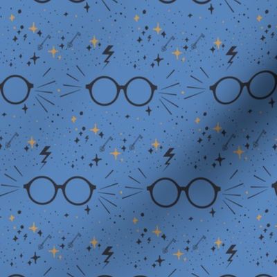 Wizard Glasses - Blue - Medium 