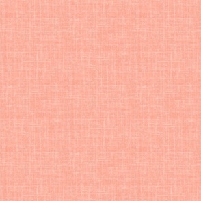 Salmon red linen