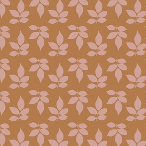 Leaves - Terra Cotta and Blush