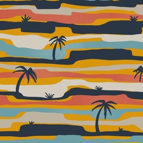 desert palms - large scale