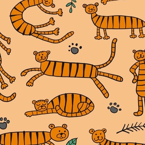  Collection of tigers