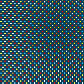 Polka Dots in Multicoloured Small
