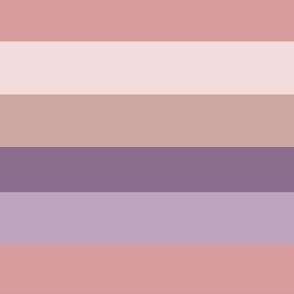 Neutral pink and purple stripes
