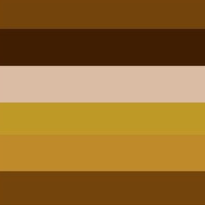 Yellow and brown stripes