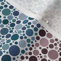 blank Ishihara dots in muted colors