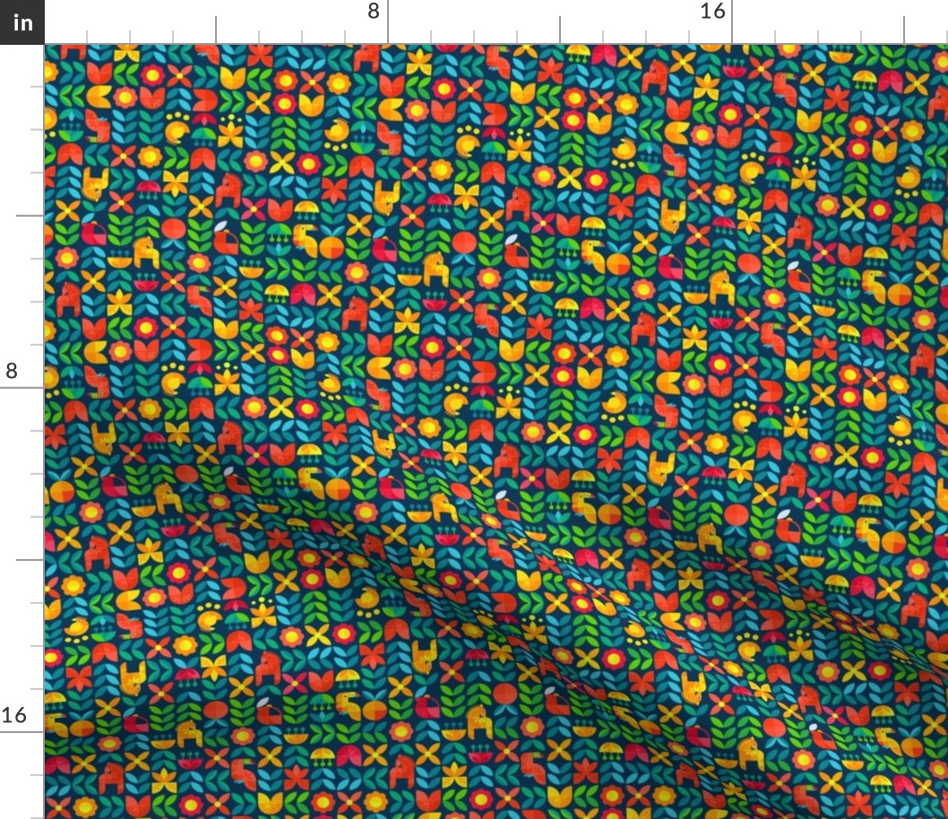 Scandi Micro Quilt Blues