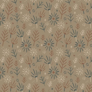 DRIED FLORAL-BEIGE