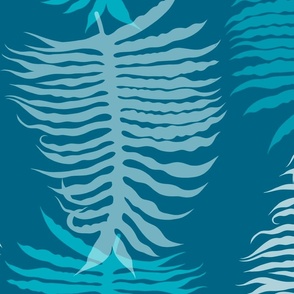Palm Springs swimmingly fresh wallpaper Clear blues
