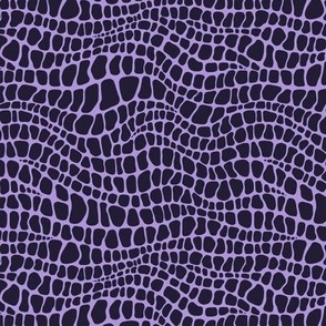 Alligator Pattern - Elderberry and Lavender