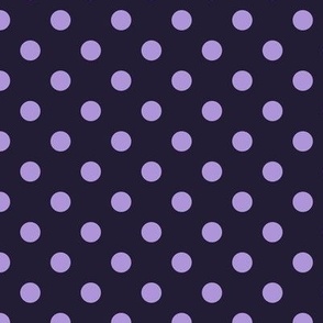 Polka Dot Pattern - Elderberry and Lavender