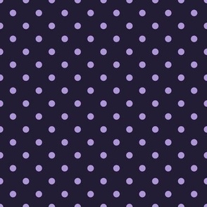 Small Polka Dot Pattern - Elderberry and Lavender