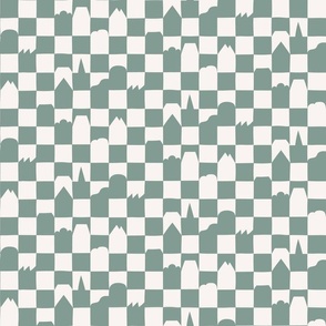 [SMALL]  Home Checkerboard - Sage