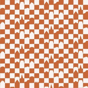 [SMALL]  Home Checkerboard - Terracotta