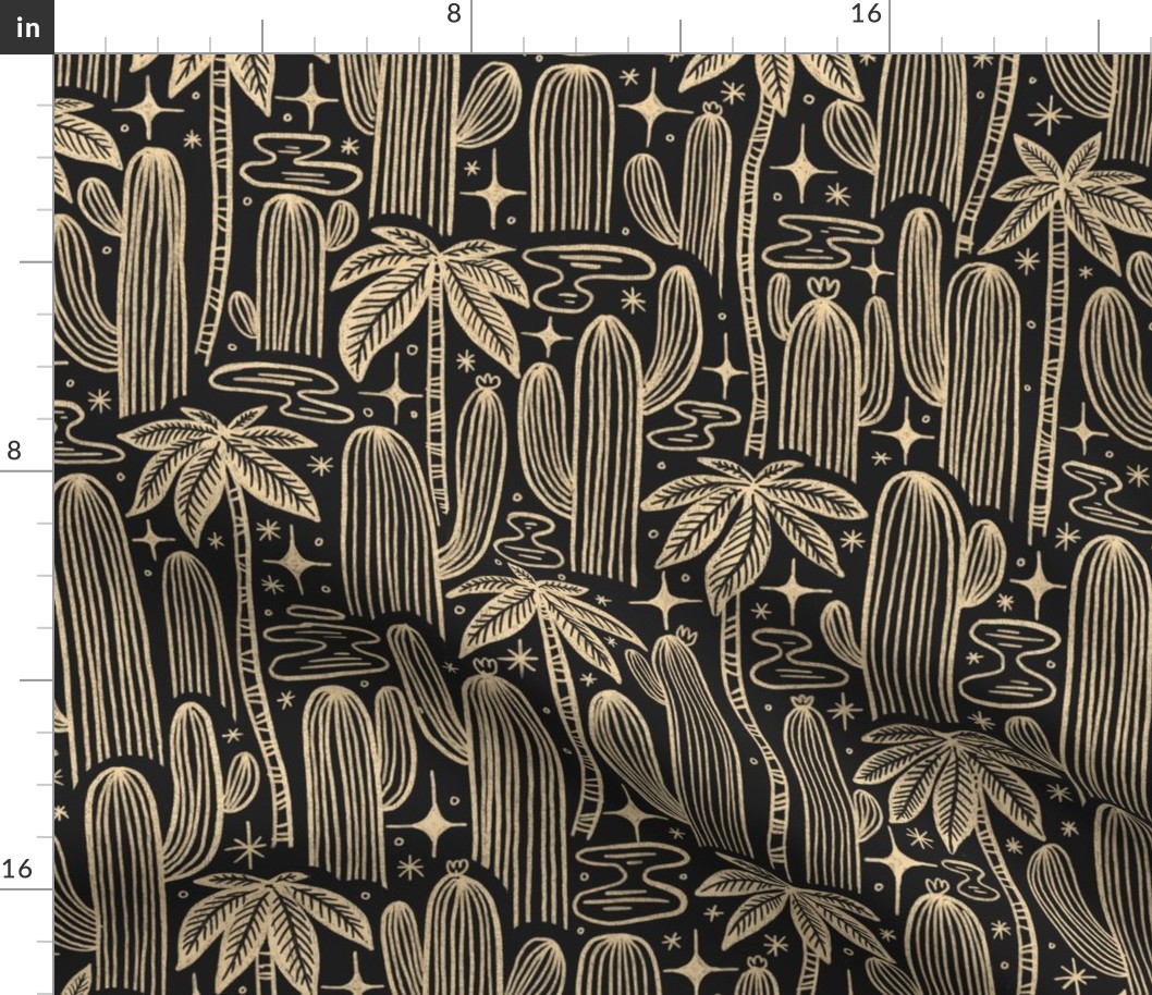 Saguaro Starlight Palms - Charcoal
