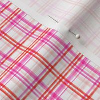 (extra small scale) valentines watercolor plaid C21