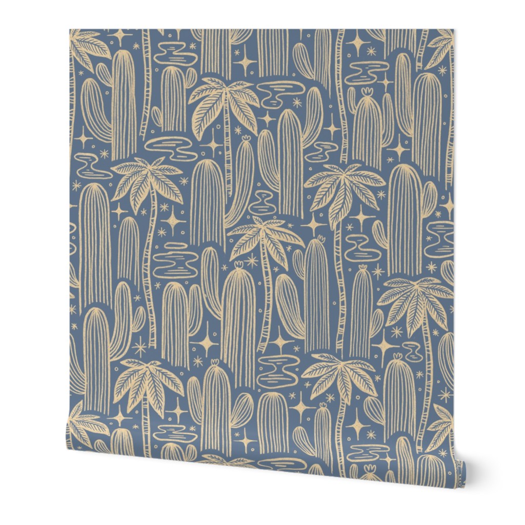 Saguaro Starlight Palms Denim