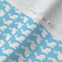 Bunnies on Parade - Light Blue