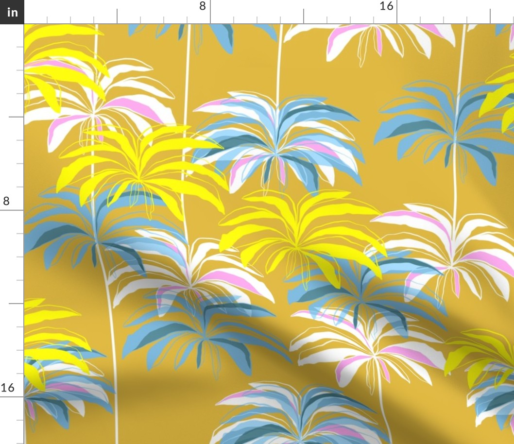 Palm Paradise - 1M - Ochre