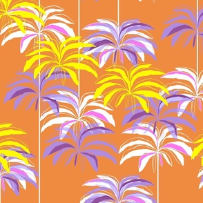 Palm Paradise - 3M - Orange & Purple