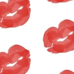 Red lipstick kisses (large)