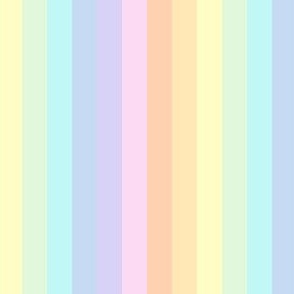 Pastel rainbow stripe - vertical (small)