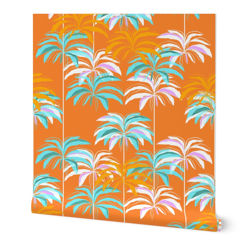 Palm Spring Palm Paradise 2L - Aqua & Orange