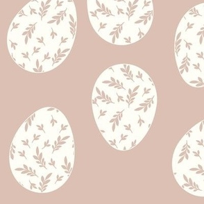 easter eggs - blush JUMBO scale 