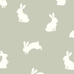 bunny rabbits - mint easter bunnies 