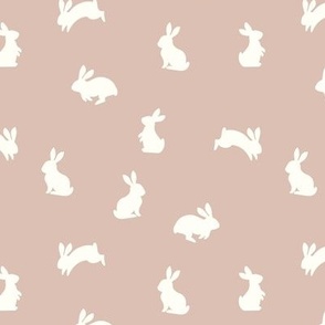easter bunnies - blush 