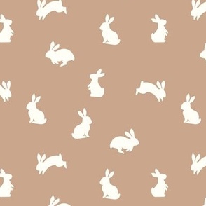 easter bunnies - clay