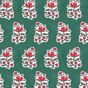 Christmas Block Print