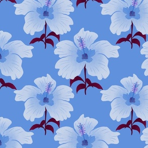 Hibiscus flower - blue
