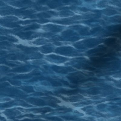 Ocean Blue | Deep blue sea fabric, Pacific Ocean, ocean waves, water fabric for swimwear, beachwear and fresh coastal decor. 