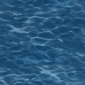 Ocean Blue | Deep blue sea fabric, Pacific Ocean, ocean waves, water fabric for swimwear, beachwear and fresh coastal decor. 