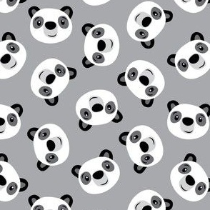 Cute Panda - grey - LAD21