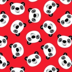 Cute Panda  - red - LAD21