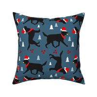 Black Labs Christmas Pattern