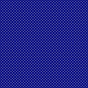 Micro Polka Dot Pattern - Navy Blue and White