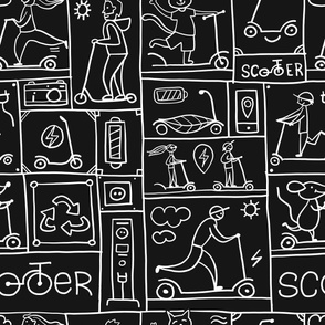 Scooter Comics Background.